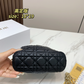 DEM360 New arrive fashion black white blue red khaki pink color bag for woman beautiful gift to choose 2 size