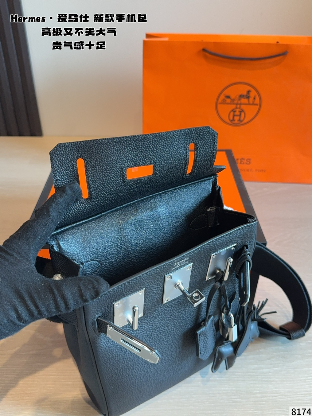 HEM124 New arrive fashion olive green black white brown gray dark blue light blue color bag for woman beautiful gift to choose gift size to choose 18*8*26cm