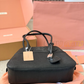 MIU08  New arrive fashion black brown pink white coffee bag for woman hands bag beautiful gift to choose gift   32*22cm