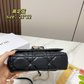 DEM361 New arrive fashion black white  red blue khaki  pink yellow color bag for woman beautiful gift to choose size 21*12cm