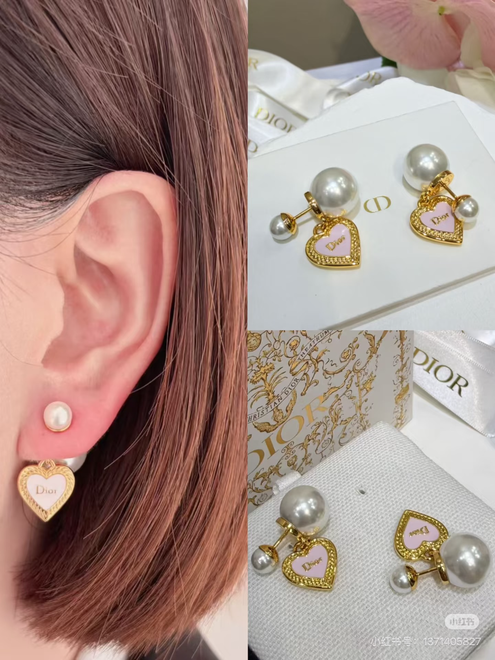 DEM383 2022 Hot sale New arrive pink earring for woman gift color Retro Simple Women's Stud Earrings for woman jewelry