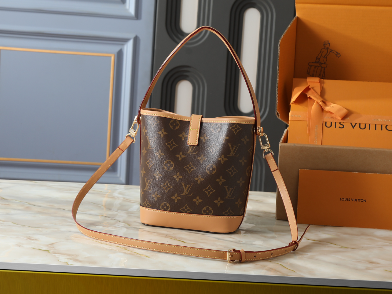 LEM439 New arrive fashion brown  bag for woman hands bag beautiful gift to choose gift 2 size