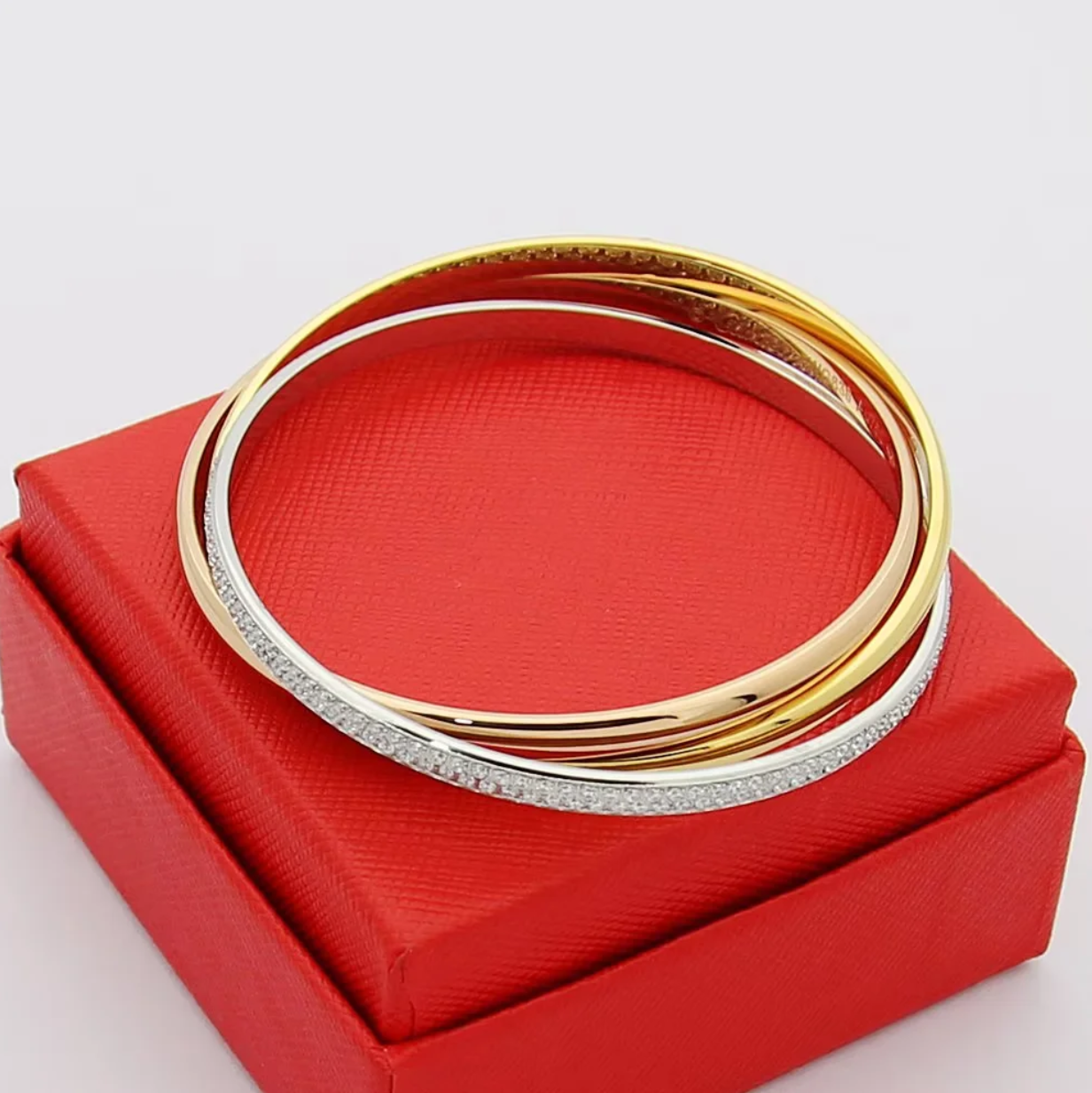 CREM210 New Arrive Fashion Hot Sale Three-ring Bracelet Love Braclet for Woman Jewelry To Choose Gift