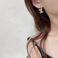 LEM393 New Arrive Fashion Gold Color  Full Diamond Earring  for Woman Jewelry Beautiful Jewelry To Choose Gift No with Box
