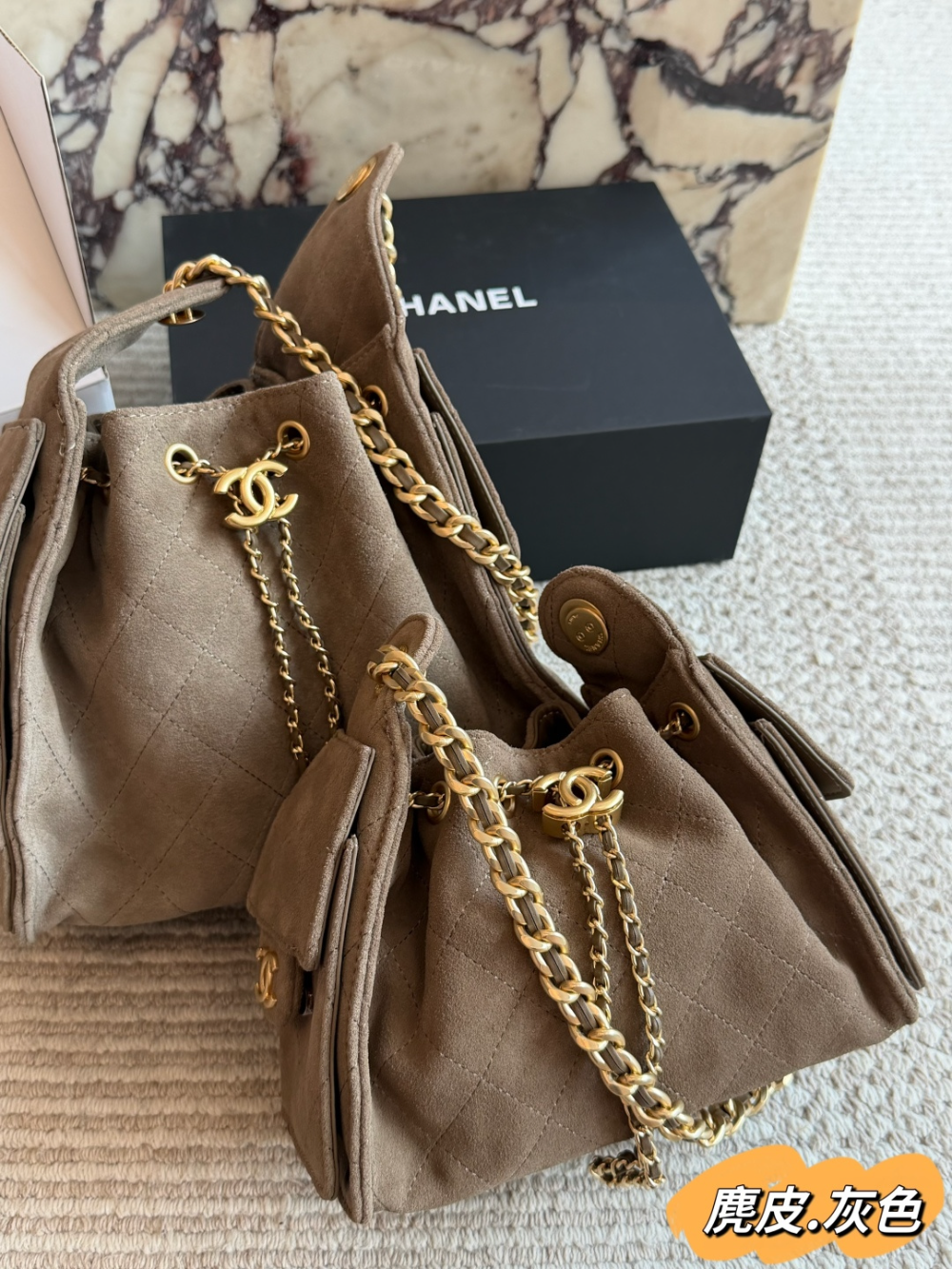 CEM328 New arrive fashion khaki color bag for woman beautiful gift to choose gift size to choose 2 size