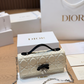 DEM315 New arrive fashion white black brown blue pink red yellow bag for woman hands bag beautiful gift to choose gift 22 *12cm