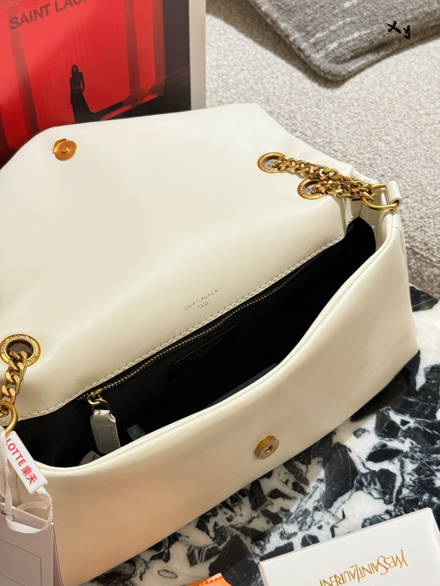 SEM04 New Designer handBag Shoulder Bag for women black white and red color 28cm