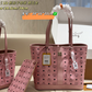 MCM03 New arrive fashion pink bag for woman hands bag beautiful gift to choose gift 2 size