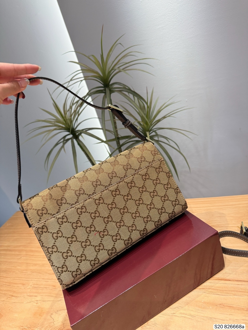 GEM262 New arrive fashion khaki bag for woman hands bag beautiful gift to choose gift  26*16cm