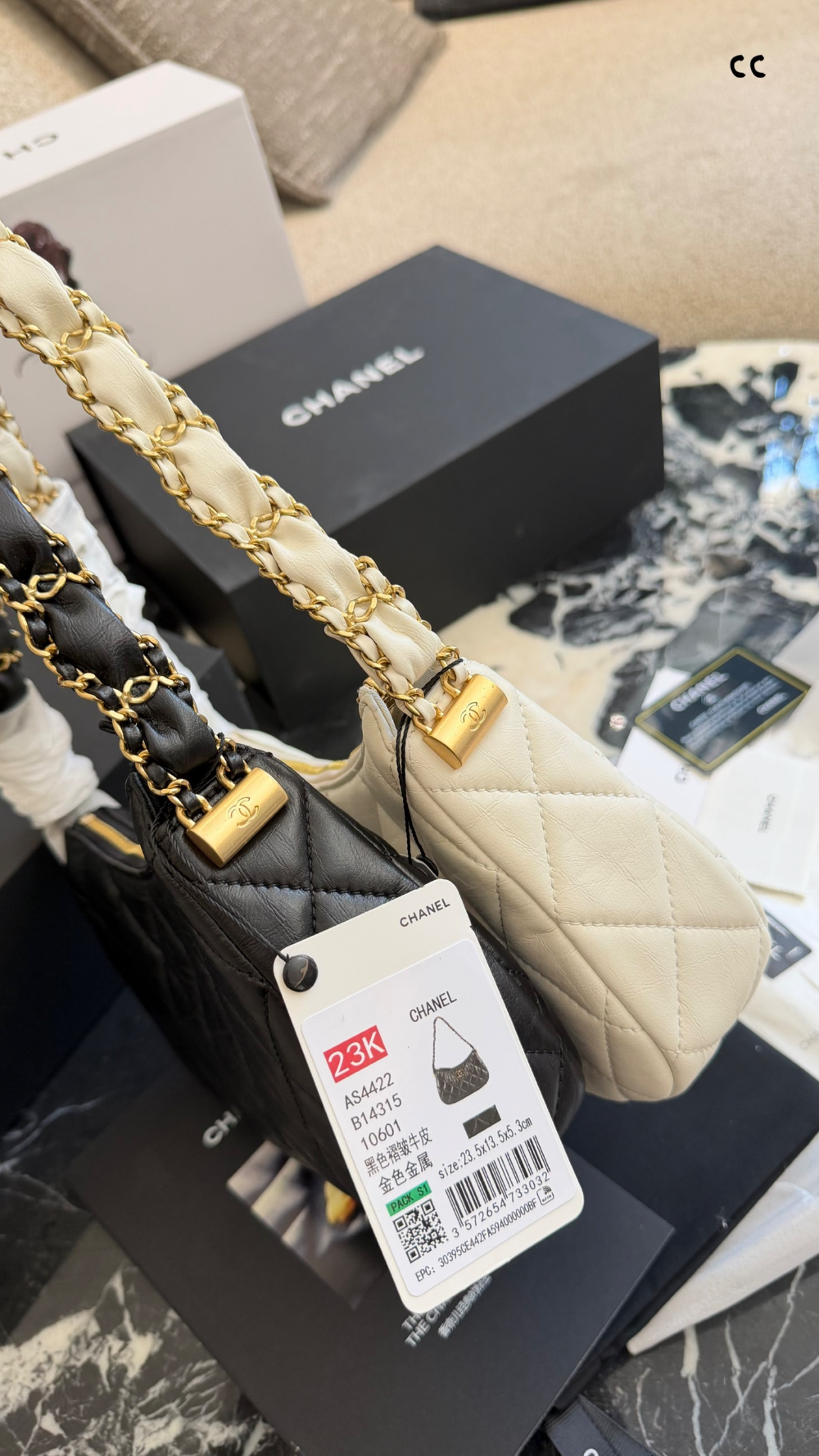CEM370 New arrive fashion black white color bag for woman beautiful gift to choose