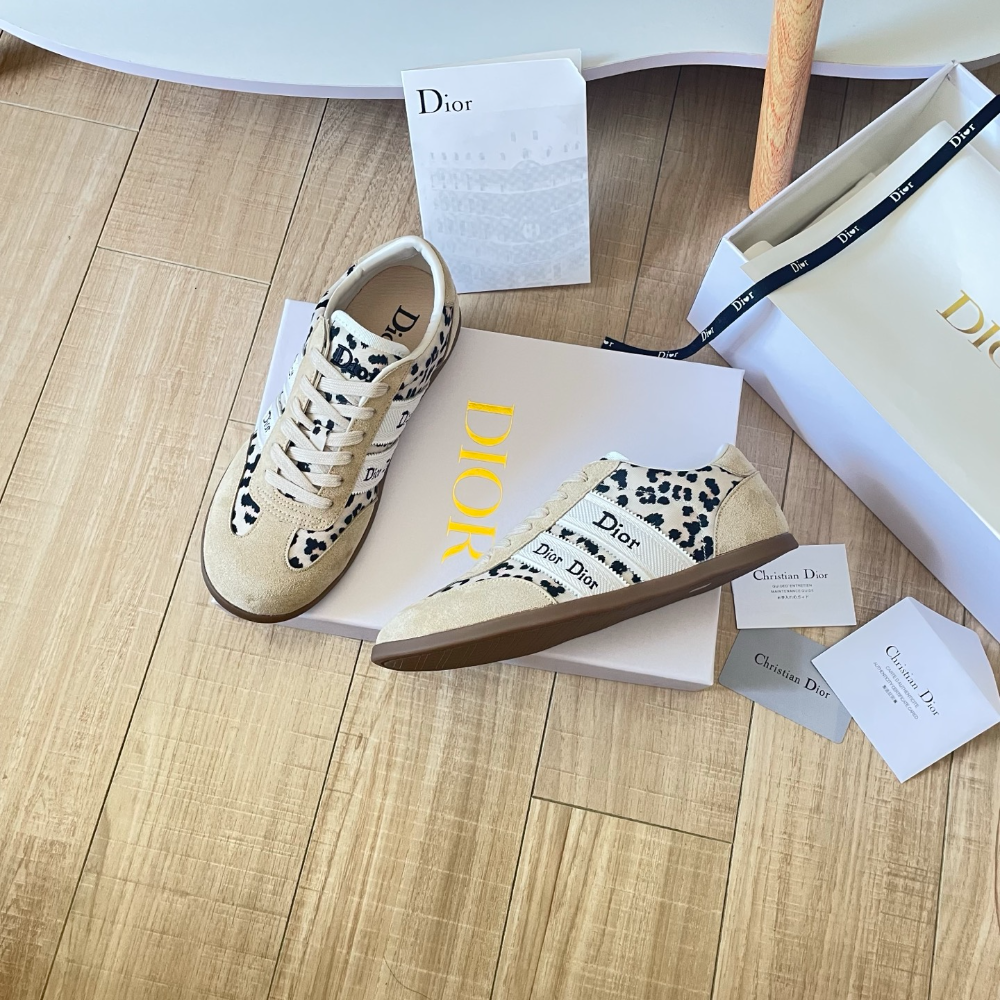 DEM364 New trendy white leopard print women's shoes men's shoes available in various colors excellent gift item