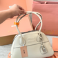 MIU08  New arrive fashion black brown pink white coffee bag for woman hands bag beautiful gift to choose gift   32*22cm