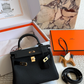 HEM122 New arrive fashion black color  bag for woman beautiful gift to choose gift size to choose 20cm