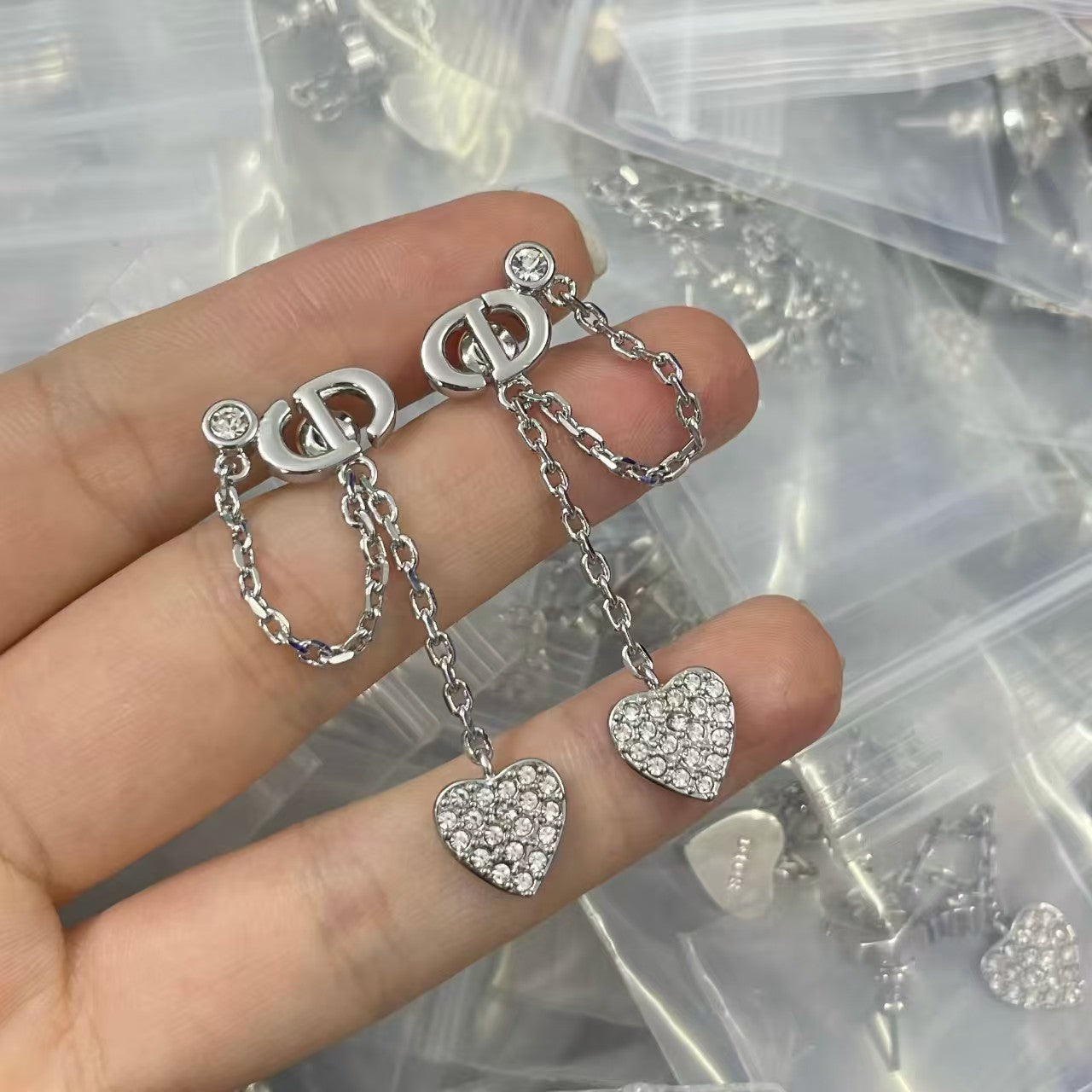 DEM265 New Arrive Fashion  Hot Sale  with Diamond Long Earring  for Woman Jewelry To Choose Gift