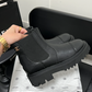 CEM399 Womens Ankle Boots 2026 Thick Bottom Platform Woman Shoes Zipper Fashion Female Luxury Designer Boot Casual Ladies MartinBoots combat Boots