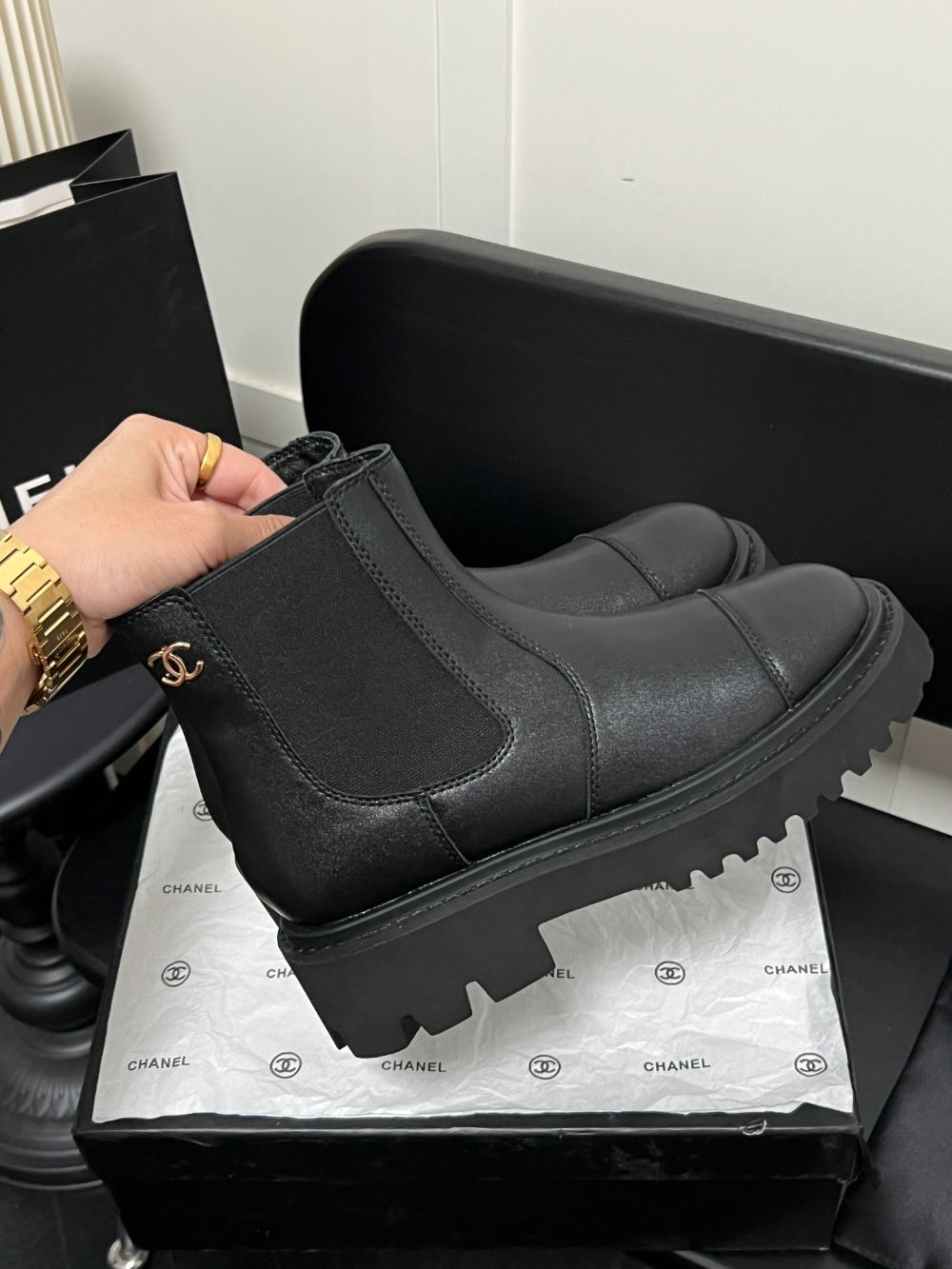 CEM399 Womens Ankle Boots 2026 Thick Bottom Platform Woman Shoes Zipper Fashion Female Luxury Designer Boot Casual Ladies MartinBoots combat Boots