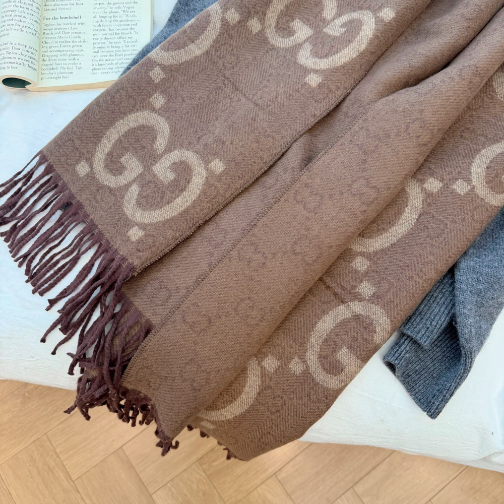 GEM192 new arrive  Hot sale brown khaki color fashion beautiful  scarf  for woman gift  to choose size 180*60cm