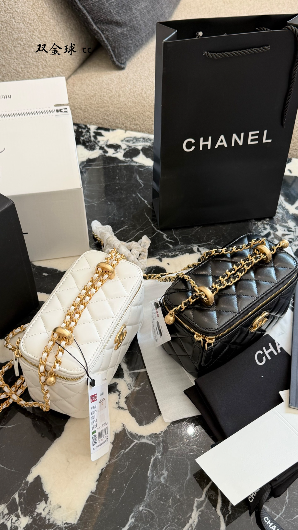 CEM386 New arrive fashion black white color bag for woman beautiful gift to choose