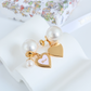DEM383 2022 Hot sale New arrive pink earring for woman gift color Retro Simple Women's Stud Earrings for woman jewelry