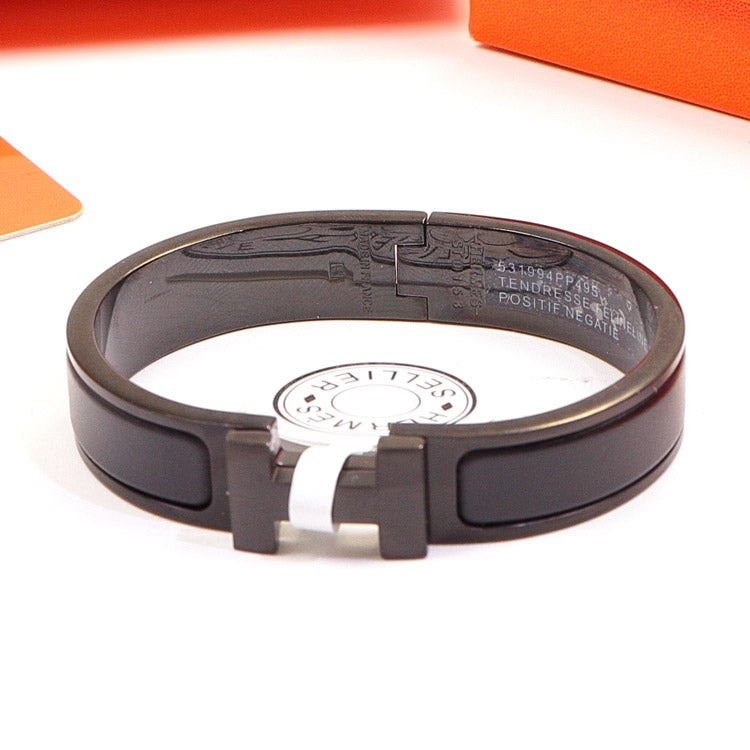 HEM87 New Arrived Fashion Black Jedi Sandpaper High Quality Bracelet 18K Black Color Bracelet for Woman Men Gift