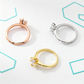 TEM54 New Classic Ring Brand Designer Titanium Steel Ring Gold Ring Women Mens Ring Love Promise Jewelry #6 #7 #8 #9