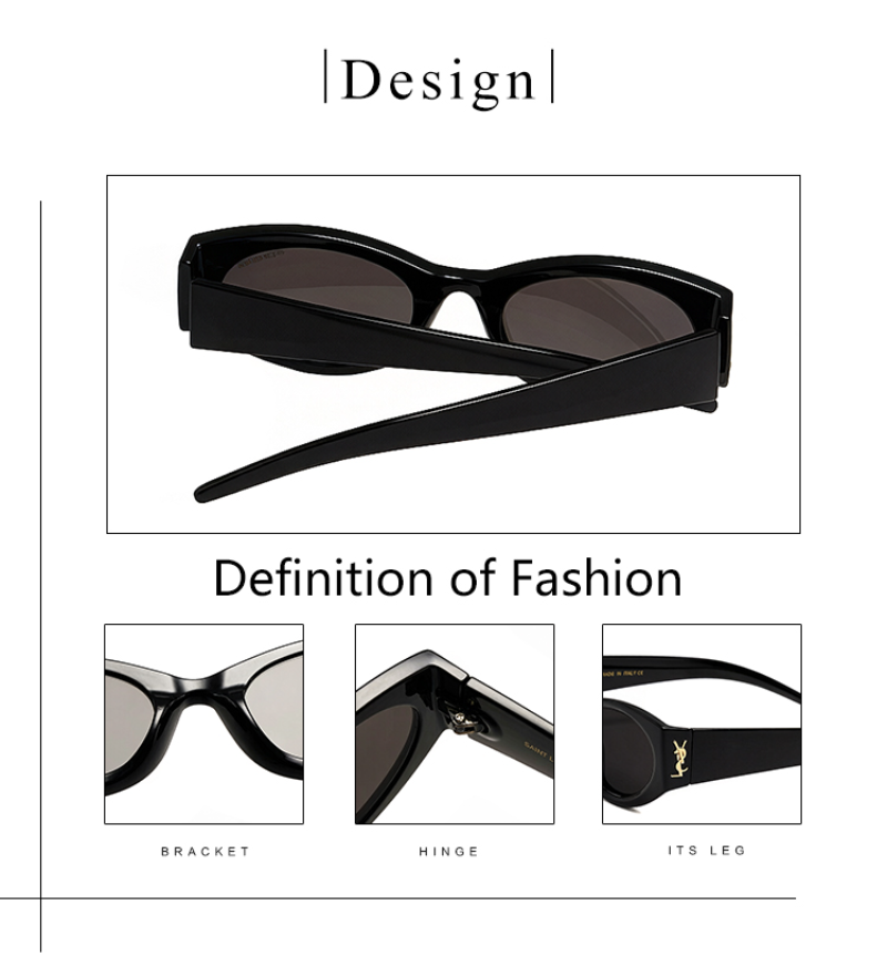 YLS03 Designer sunglasses luxury Spicy girl style sunglasses for women Sexy trend men gift glasses Beach shading UV protection polarized glasses with box