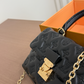 LEM555 New arrive fashion black white yellow pink color bag for woman beautiful gift to choose size 20*12CM