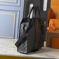 LEM330 Hot sale fashion black brown  bag for woman and men gift size 31*39*8.5cm