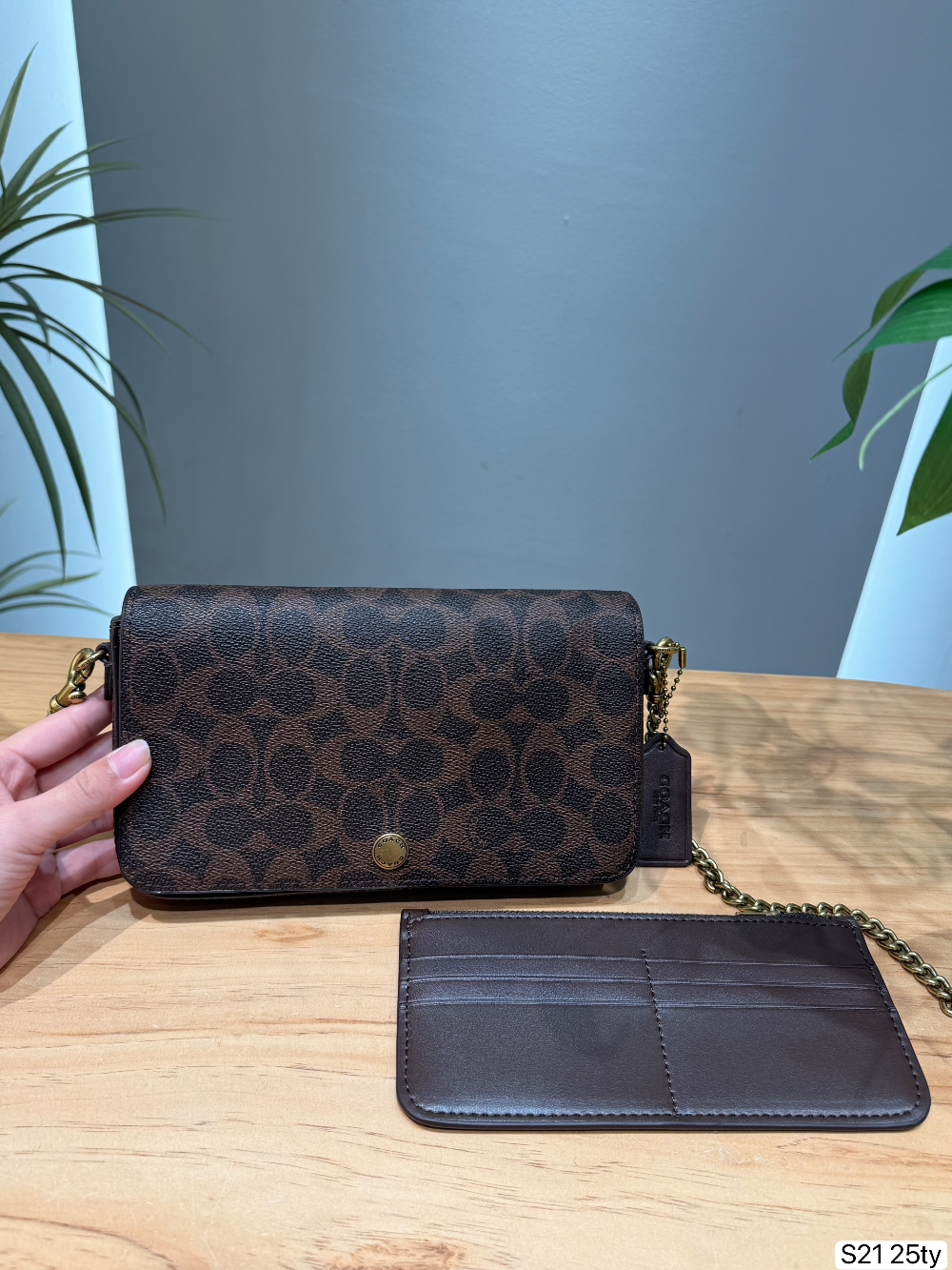 COEM14 New arrive fashion brown color bag for woman beautiful gift to choose size 21*12cm