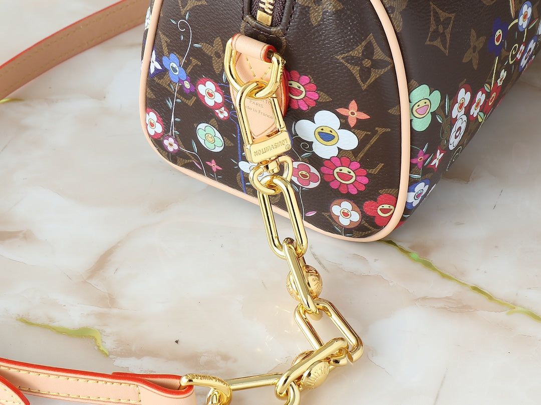 LEM244 Designer bag Classic Brown Wallet Shoulder bag Date Code Handbag Purse 20.5 x 13.5 x 12.0cm