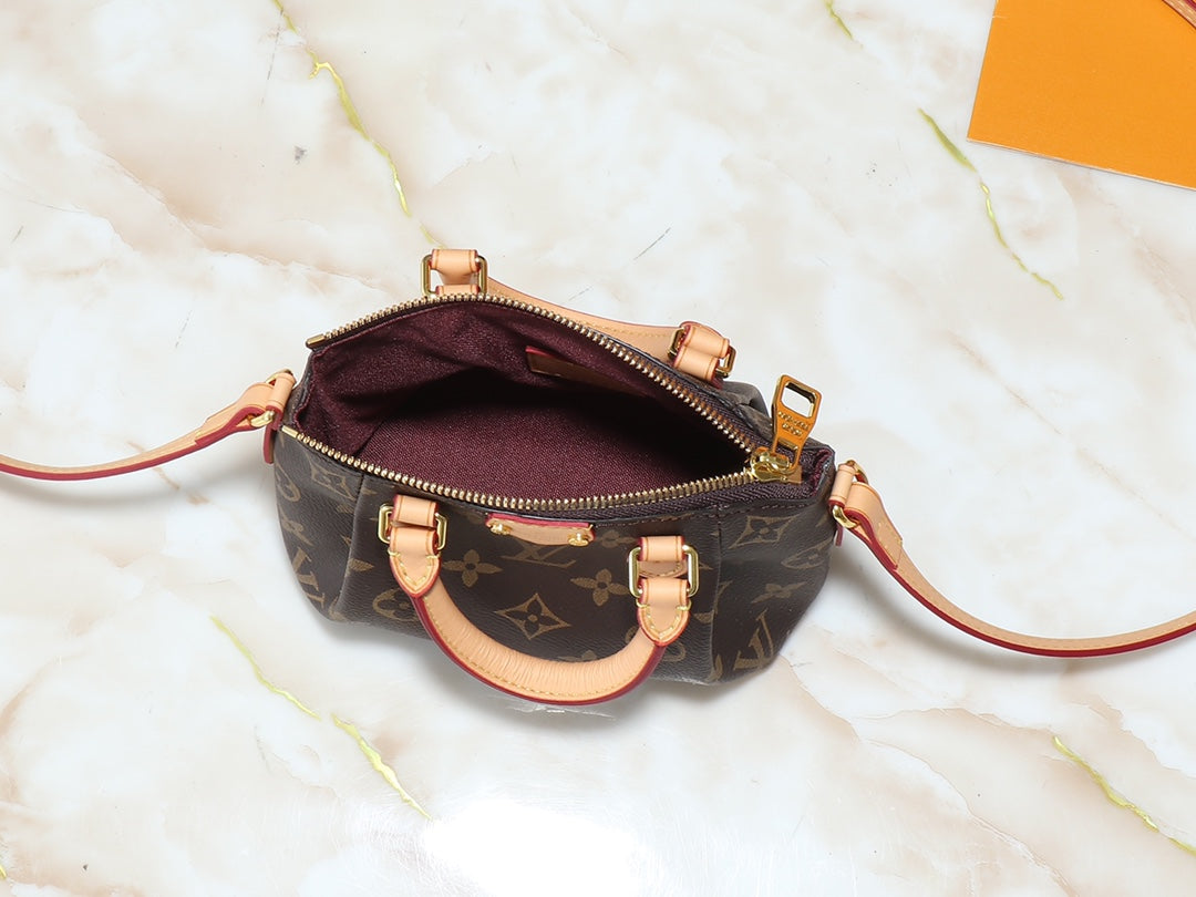 LEM246 Designer bag Classic Brown Wallet Shoulder bag Date Code Handbag Purse 17x 11x 6cm