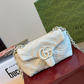 GEM186 New arrive fashion black white grey color bag for woman beautiful gift to choose gift size to choose 18*7*11cm