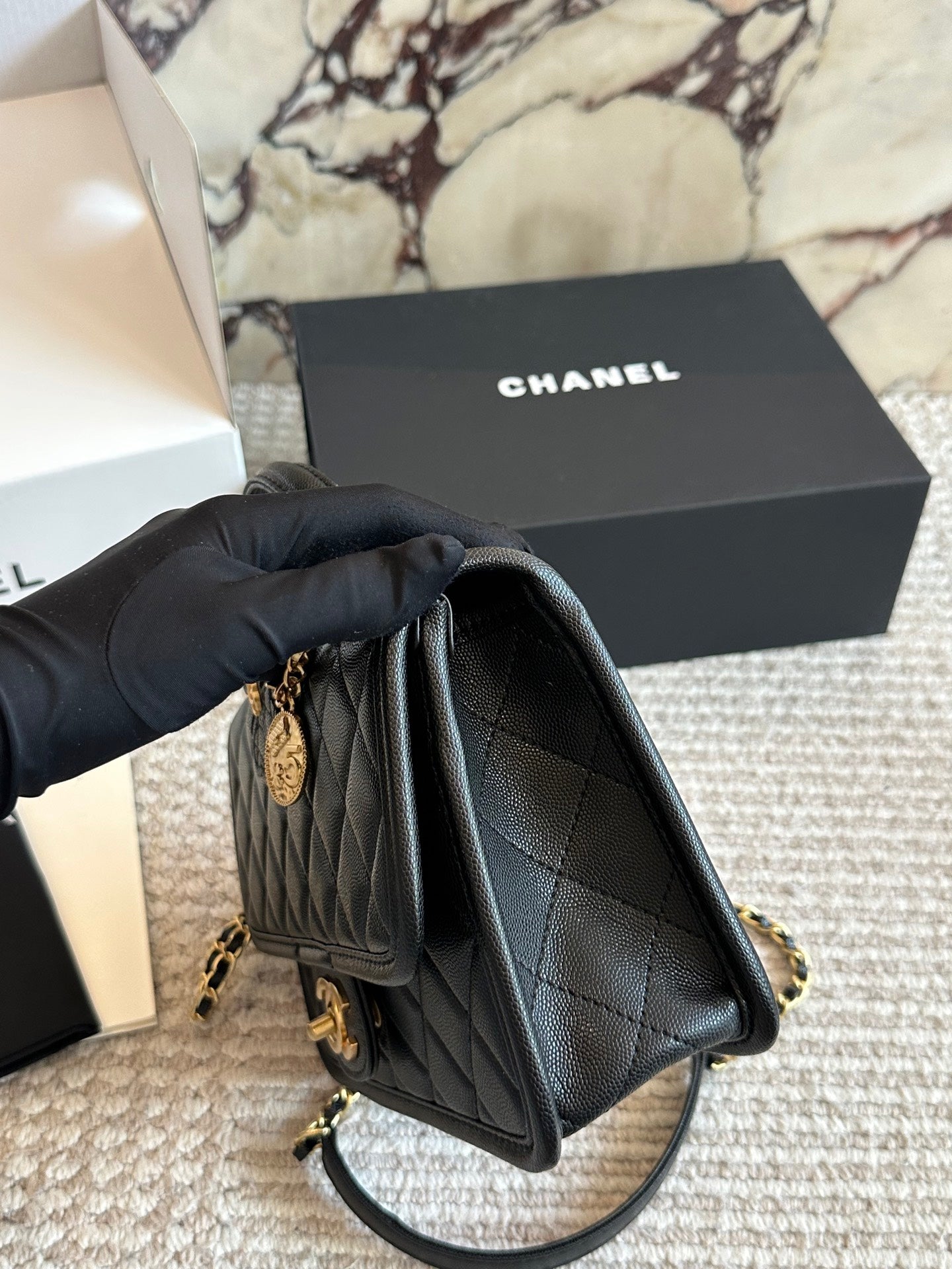CEM239 New arrive fashion mini black bag for woman beautiful gift to choose gift 25*13cm