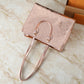 LEM333 Hot sale fashion pink bag for woman  beautiful gift  big size 35.0 x 27.0 x 14.0