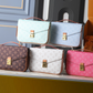 LEM637 New arrive fashion pink blue white green brown bag for woman hands bag beautiful gift to choose gift  25x19x7cm