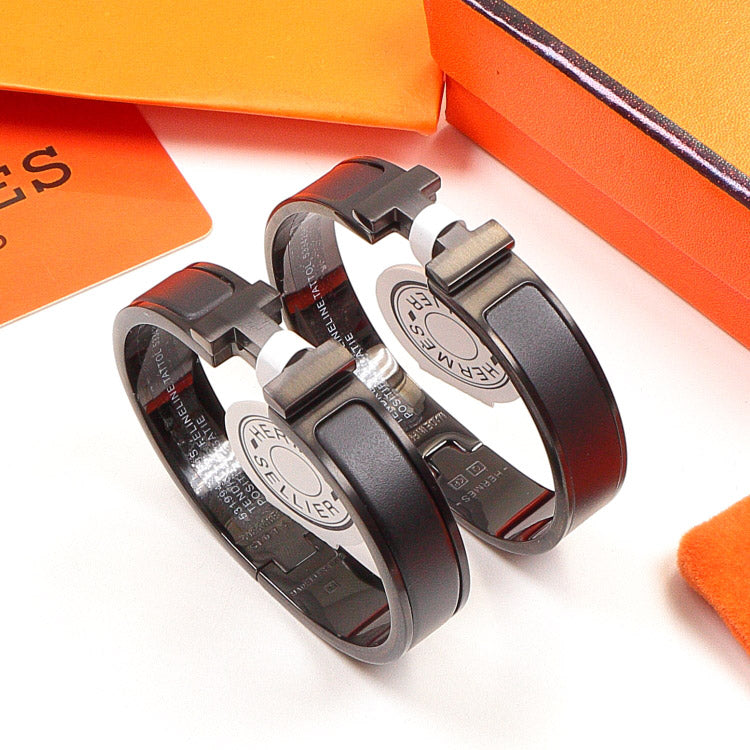 HEM87 New Arrived Fashion Black Jedi Sandpaper High Quality Bracelet 18K Black Color Bracelet for Woman Men Gift