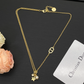 DEM389 Hot sale Fashion Titanium Stainless Steel heart Wedding diamond Necklace Bague Femme for woman gift