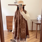 GEM192 new arrive  Hot sale brown khaki color fashion beautiful  scarf  for woman gift  to choose size 180*60cm