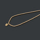 TEM40  New Fashion Titanium Steel Gold Silver Rose Color Love /Necklace for Women Charm Necklace Couples Gift