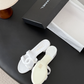 CEM312 New trendy slippers featuring a simple double-ring design are elegant and versatile perfect for summer and available in multiple colors