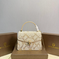 BEM38 New arrive fashion beige white green blue brown black gold gray-blue bag for woman hands bag beautiful gift to choose gift 21*16cm