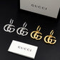 GEM150 New Arrive  Silver and Gold Color Earring Fashion Design Earring Charm for Women Jewelry 4cm Long