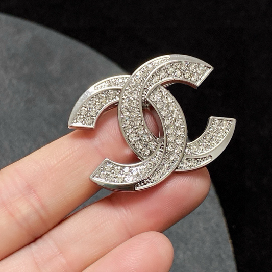 CEM254  New Arrive Gold and Silver  Color Brooch Fashion Design with Diamond Brooch Charm for Women Jewelry