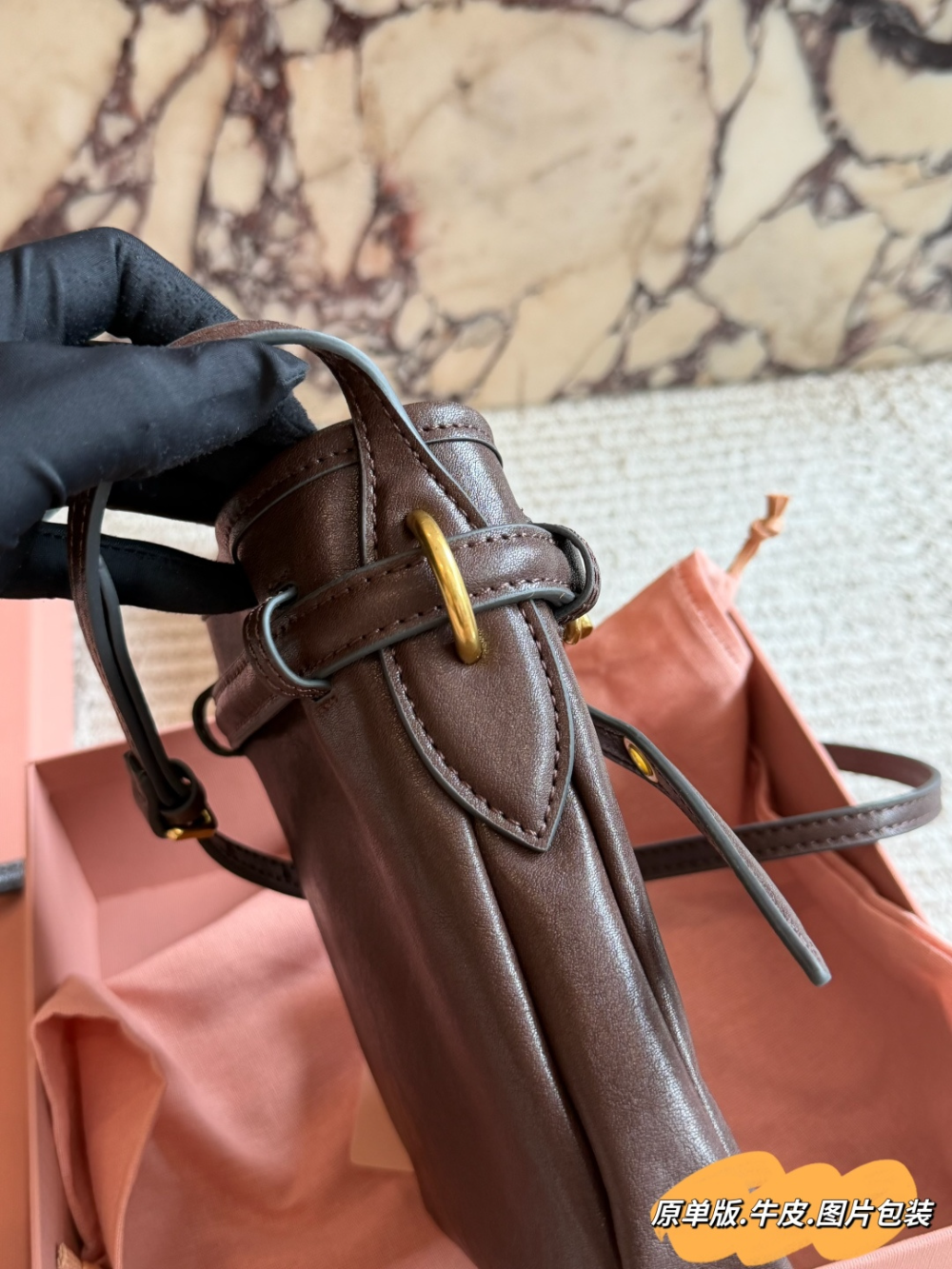 MIU03 New arrive fashion black brown color bag for woman beautiful gift to choose gift size to choose 18*17cm