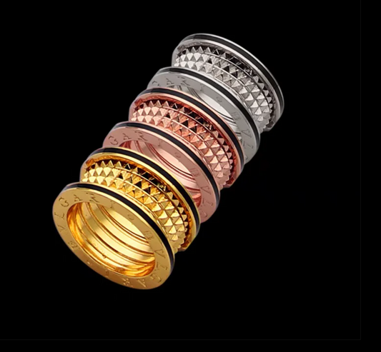 BR17  Hot Sale Fashion Rings for Women Men Jewelry Couples Cubic Zirconia Wedding Rings Bague Femme