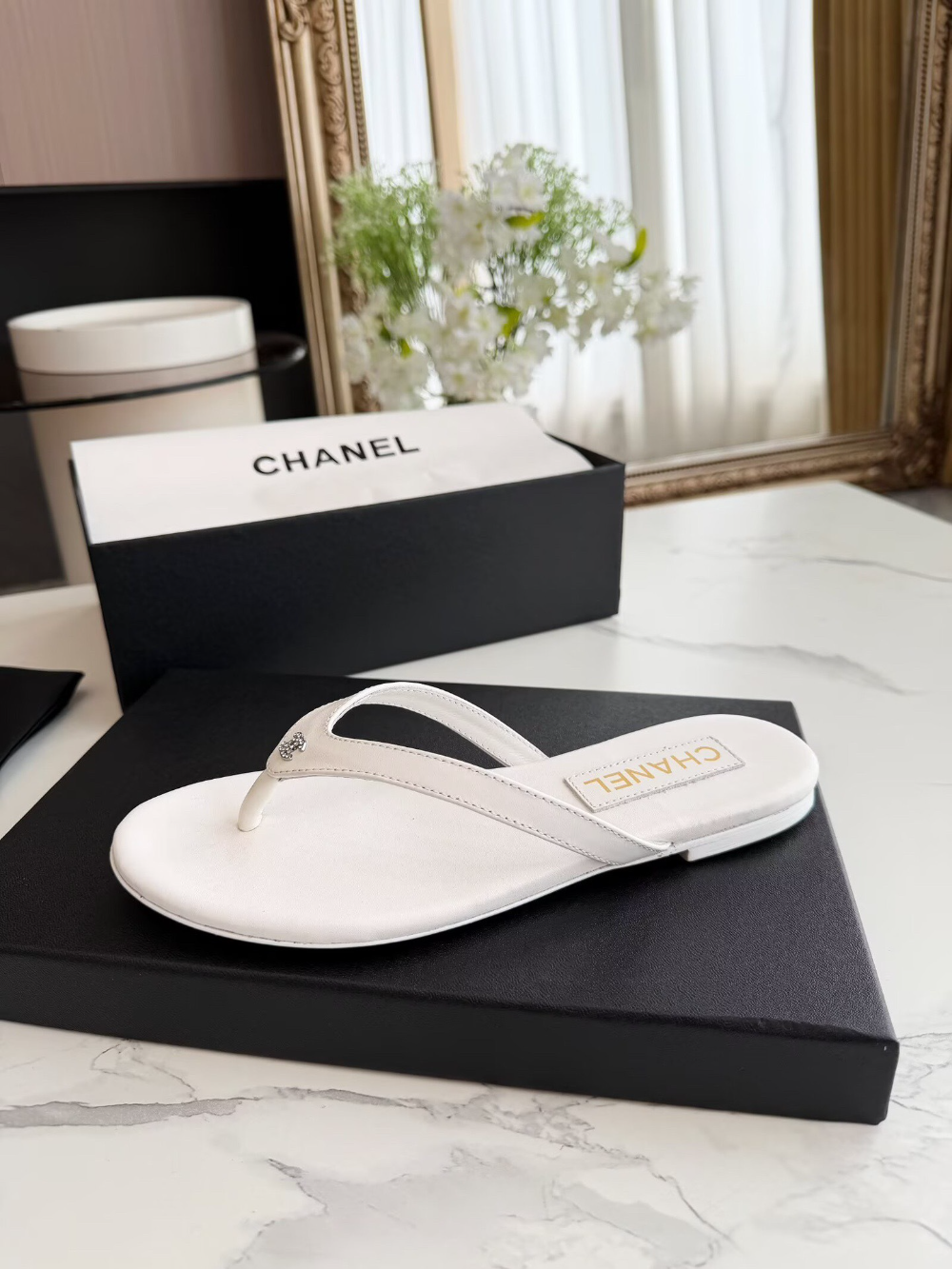 CEM338 New arrive fashion black white shose for woman beautiful Slippers gift to choose
