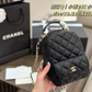 CEM274 New stylish black and white women's chain dual-purpose bag for both shoulder and hand use. A wonderful gift option  12.5x7.5x18cm