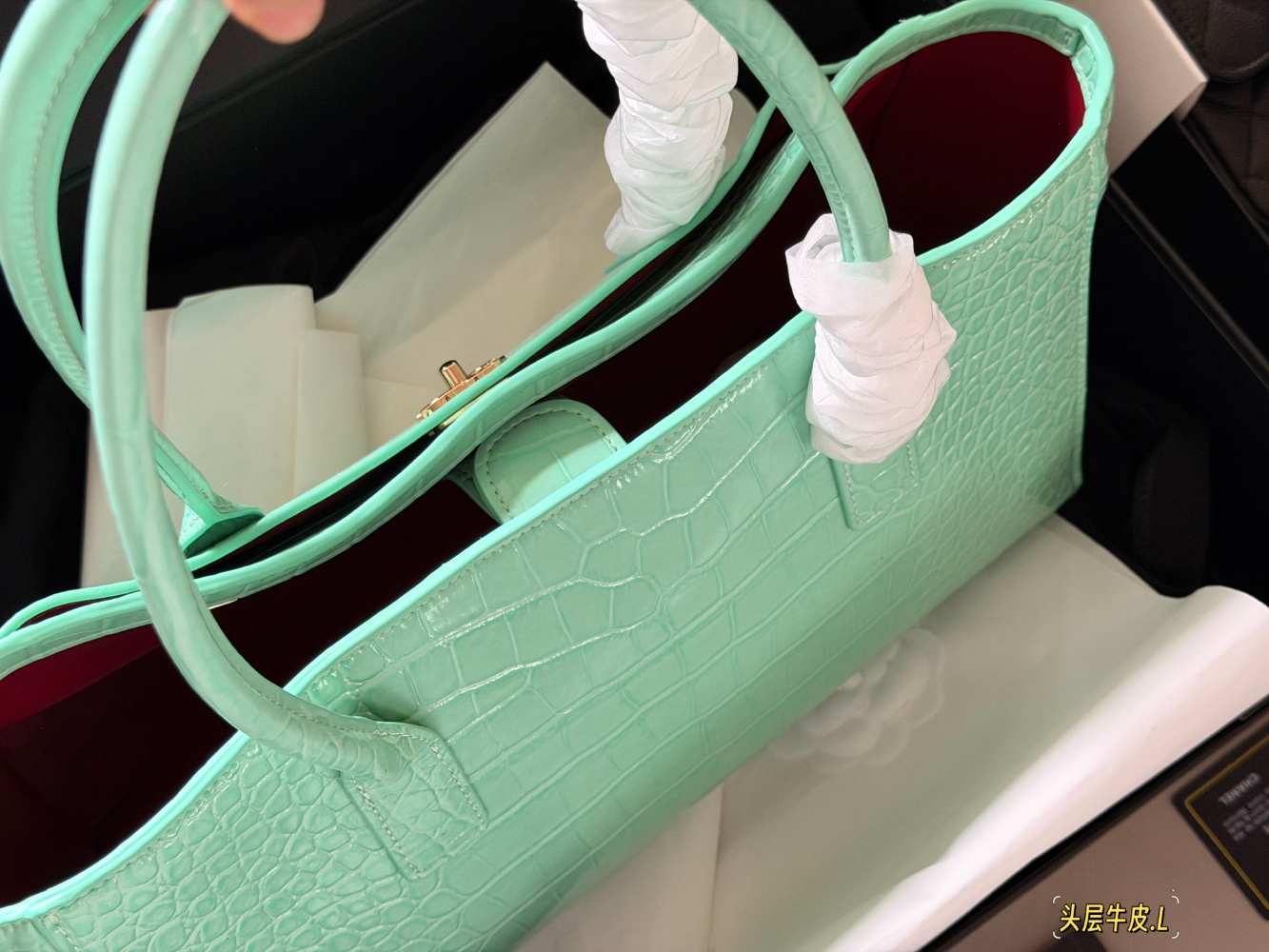 CEM290 New arrive fashion green bag for woman hands bag beautiful gift to choose gift 35*22cm