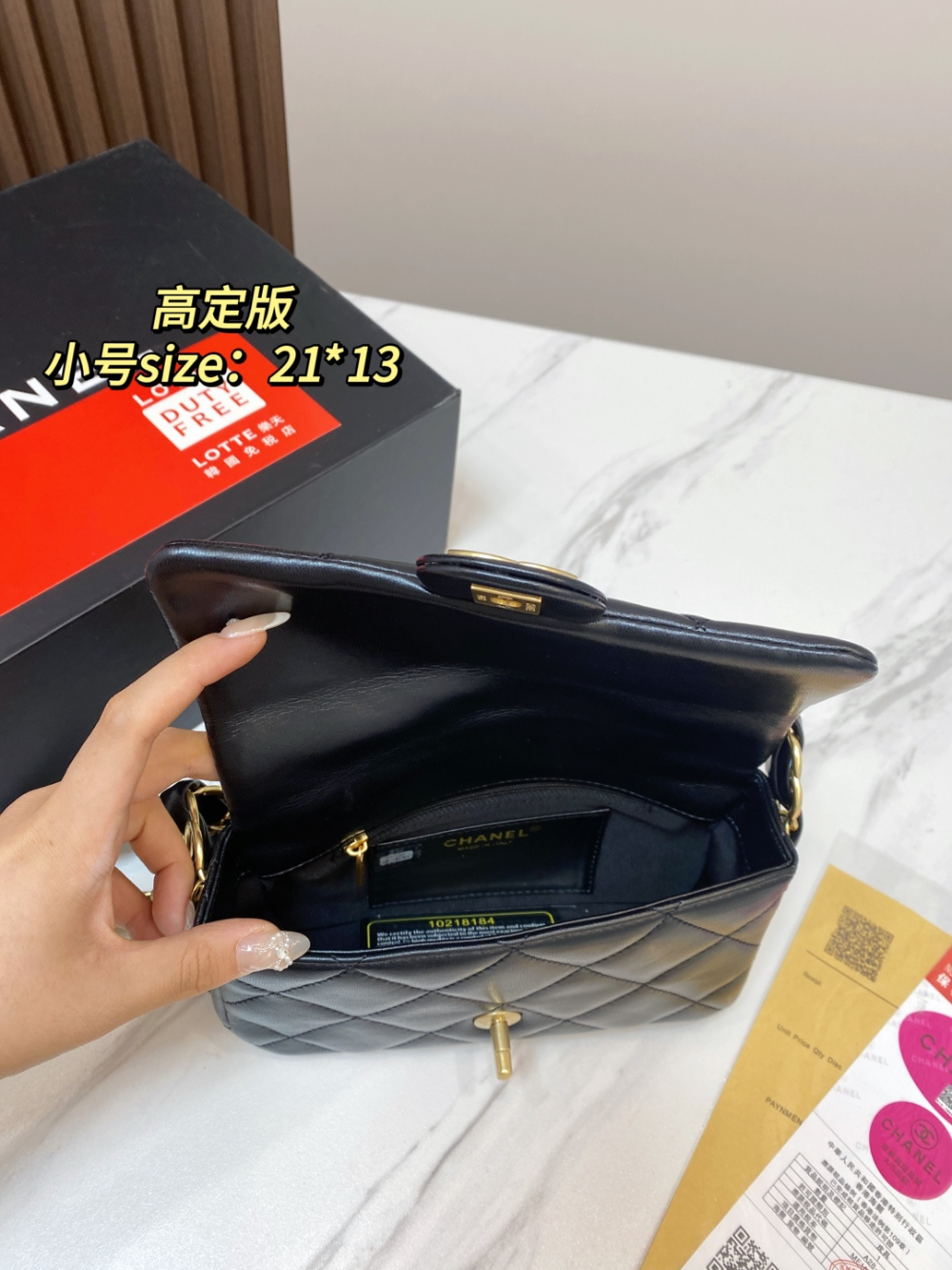 CEM391 New arrive fashion black white red color bag for woman beautiful gift to choose 2 size
