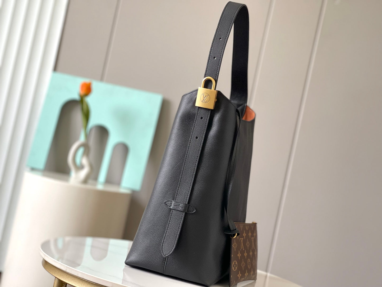 LEM346 Original Epsom Head  top quality bag New Genuine Leather Women's Crossbody Stewardess